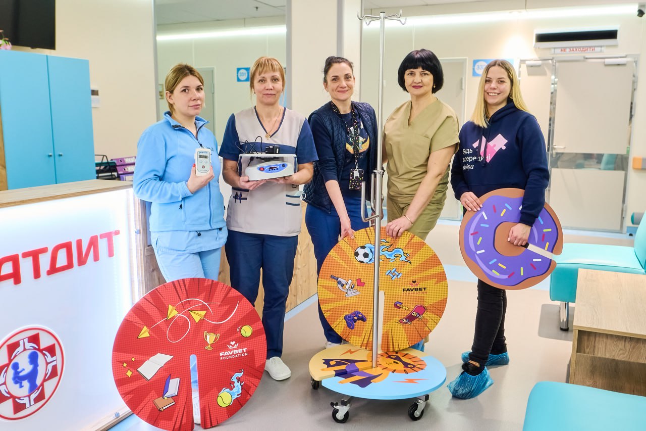 Favbet Foundation передал новое оборудование в онкоотделение "Охматдет"